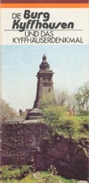 Faltblatt Die Burg Kyffhausen und das Kyffhäuserdenkmal (DDR 1981)