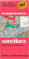 Geologische Karte vom Harz, Geologische Wanderkarte M 1:100.000, RV 11054