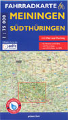 Fahrradkarte Meiningen, Südthüringen 1:75.000