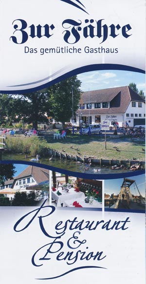 Zur Fähre - Das gemütliche Gasthaus - Restaurant und Pension in Greifswald-Wieck