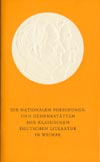 Die nationalen Forschungs und Gedenkstätten der klassischen deutschen Literatur in Weimar (1974)