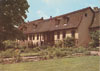 Postkarte Weimar Goethehaus am Frauenplatz, Gartenansicht (DDR 77)
