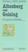 DDR-Wanderkarte Altenberg und Geising M 1:30.000
