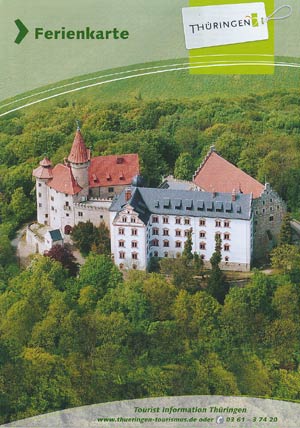 Ferienkarte Th&uuml;ringen