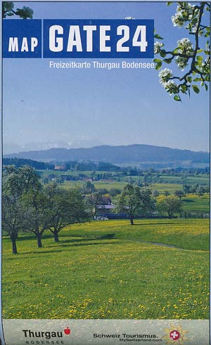 Freizeitkarte Thurgau Bodensee / MAP GATE 24