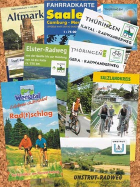 Radwanderkarten, Wanderf�hrer, Radweg-Info, Radtouren-Buch, Bikeline, Publicpress
